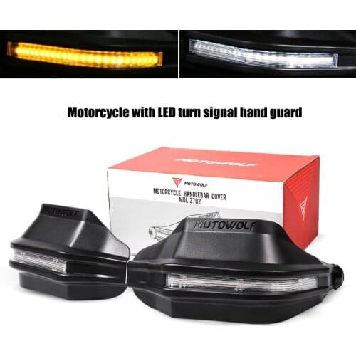 For Benelli TRK 502 502x TRK502 TRK502X Motorcycle Handguard shield Protector Hand Guard Windshield With LED turn signal