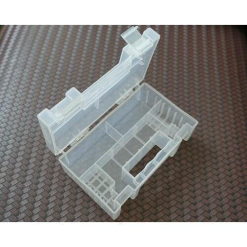 Elistooop Plastic Battery Storage Box Case/Organizer/Holder/Container for AAA AA Battery