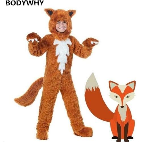 Fox Mascot Costume Suits Cosplay Party Dress Outfits Clothing Advertising Promotion Chic Carnival Cartoon Character Adults Child