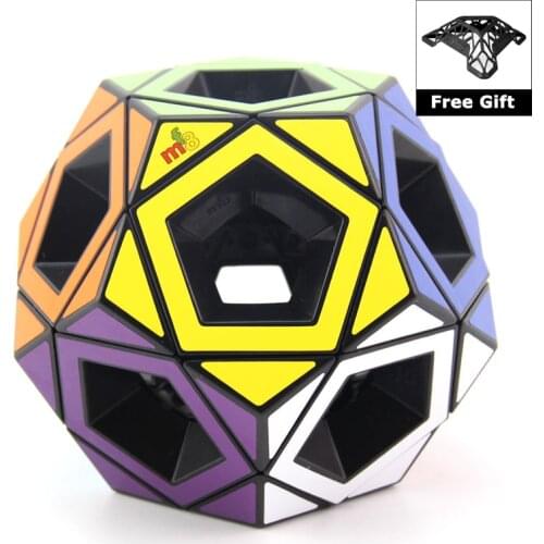 MF8 Hollow Megaminxeds V2 Magic Cube 2x2x2 3x3x3 Void Hole Dodecahedron Professional Speed Puzzle Megaminx Cube Cubo Magico