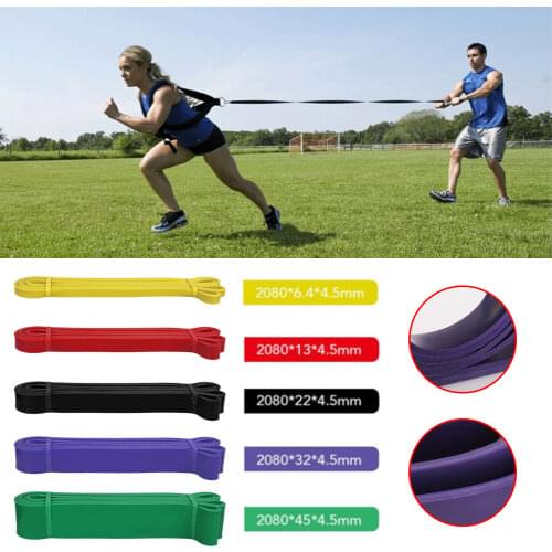 Multi-color and multi-size optional yoga resistance band elastic band elastic rope latex fitness sports tension band stretching