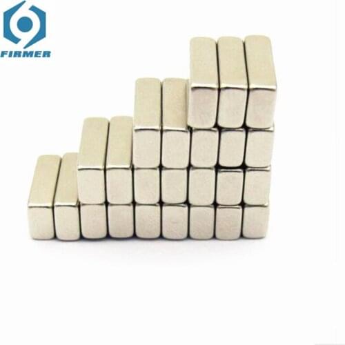 50-500pcs Strong Rare Earth Rectangular Magnets Neodymium Magneti Neodimio Calamita Potente Refrigerator Magnet Small Mini