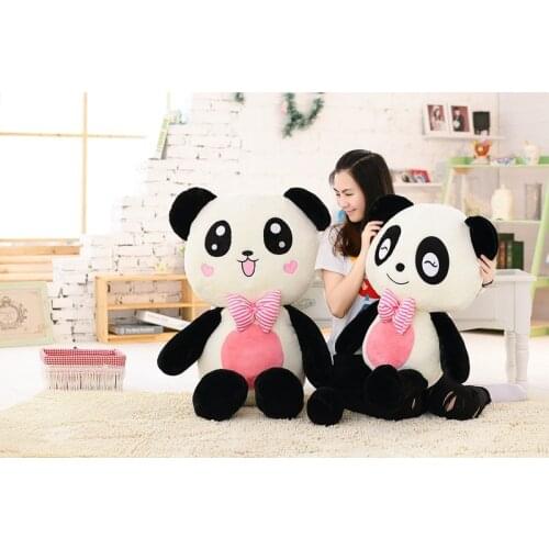 Huge 120cm lovely gaint panda plush toy soft doll throw pillow christmas gift b1475