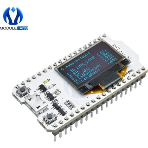 ESP32 0.96 Inch Blue OLED Digital Display Bluetooth WIFI Kit 32 Module CP2102 Internet Development Board For Arduino