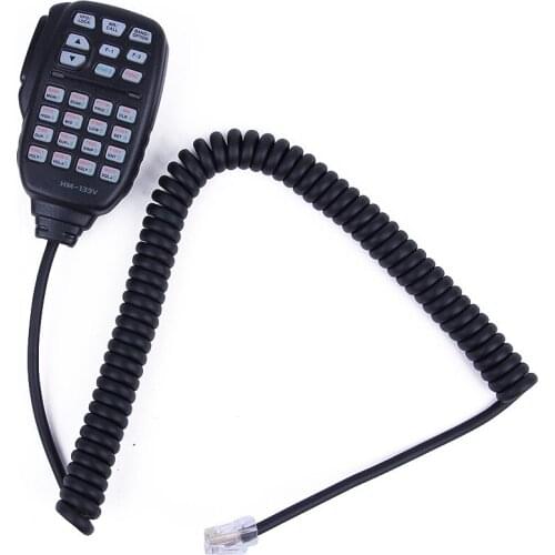 For ICOM Mobile Radio Handheld Speaker Microphone Mic with Keypad Lighting HM-133V For IC radio IC-2200H IC-V8000 walkie talkie
