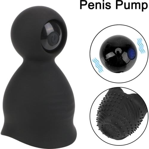 Sex Toys for Men Delayed Ejaculation Glans Vibrator Male Masturbation Cock Trainer Ring Penis Massager Cockring 9 Modes