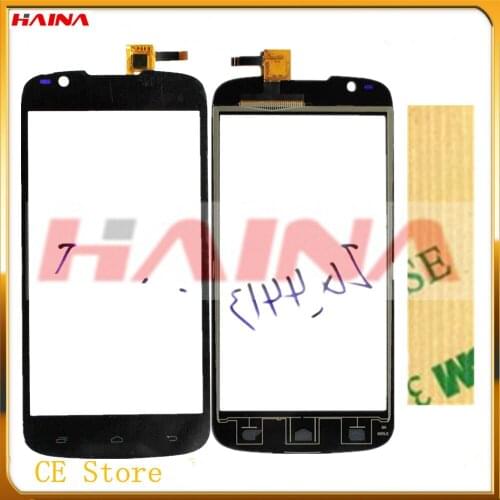 Touch Panel For Fly iq4413 SmartPhone Touch Screen Digitizer External Front Glass Sensor Screen Replacement With 3M Tape