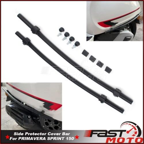 Steel Motorcycle Guard Crash Protector Cover Bar Rear Bumper Frame For VESPA SPRINT 150 PRIMAVERA 150 13-20 Side Crash Bar Kit