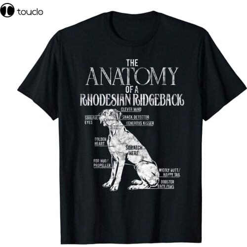 Awesome Rhodesian Ridgeback Dog-Lover Anatomy 568 T-Shirt Tee Shirt