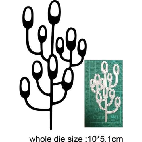 Street lamp light Frame Metal Cutting Dies Stencils For Scrapbooking dies DIY Craft Paper Card Making Template Embossing Die Cut