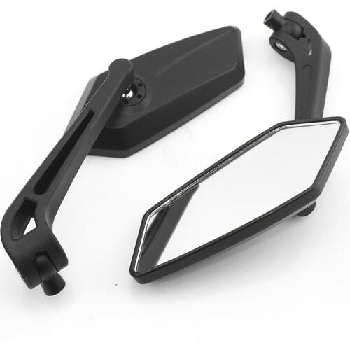 HD Motorcycle Rear View Mirrors Rotatable Motocross Side Mirrors 8mm 10mm Rearview Mirrors For honda kawasaki Moto Accessories