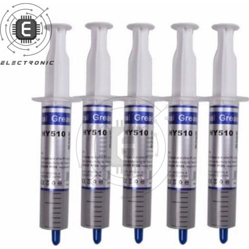 1Pcs HY510 Silicone Thermal Paste Heat Transfer Grease Heat Sink CPU GPU Heat Sink Electronic Components 30g