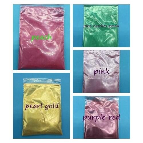 100g mix 5 packsnatural mica pearl pigment, pearlescent pigment , mica powder