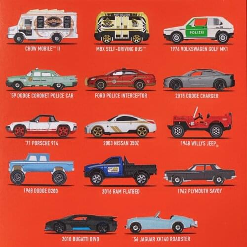 2021 Matchbox Cars 1/64 2018 BUGATTI DIVO PLYMOUTH SAVOY NISSAN 350Z Special Offer For Sale Metal Diecast Car Toys DNK70