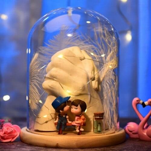 4 Optional Model Clone Powder Anniversary Memorial Statue Set Crafts Powder for DIY Hands Plaster Statue Molding Hand Powder