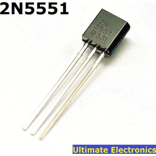 50pcs 2N5551 TO-92 NPN General Purpose Transistor