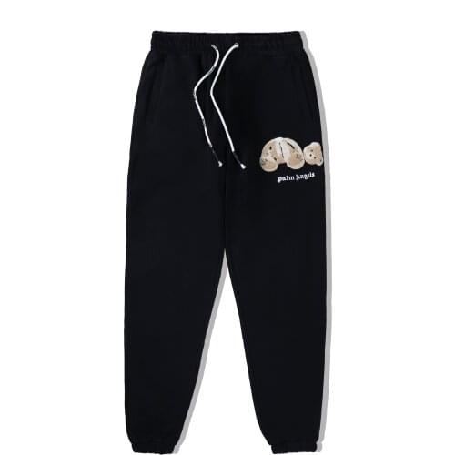 Palm Angels 22SS letters Logo trendy pants for men and women, couple style men Fashion Little bear Casual pants Sport Pants