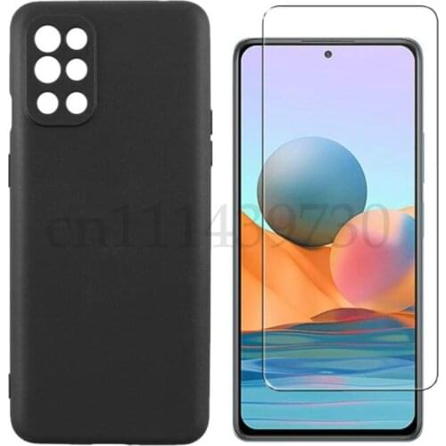 For Infinix Note 10 Pro NFC Case Soft Case with Tempered Glass For Infinix Note 10 Pro NFC Case Funda Capa