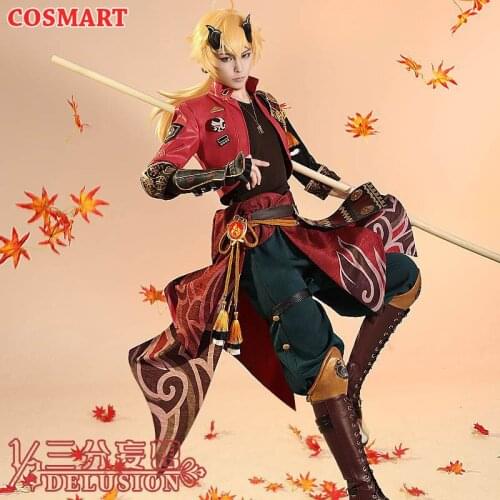 Genshin Impact Tohma Game Suit Uniform Cosplay Costume Halloween Carnival Party Outfit For Men Role Play Clothes NEW