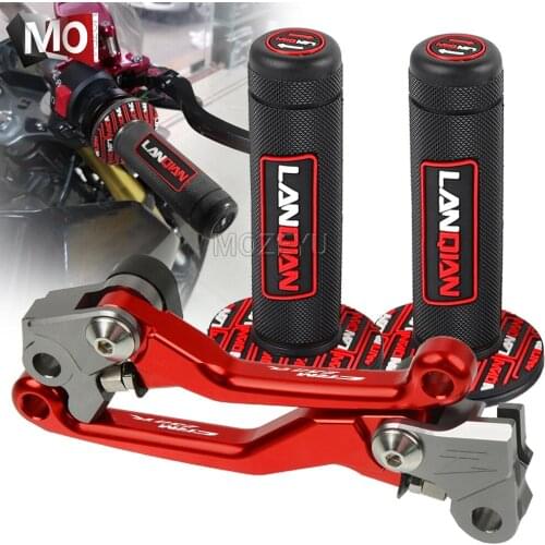 For Honda CRM250R CRM 250R 250 R CRM250 R 1994-1997 1998 1999 CNC Pivot Brake Clutch Levers Dirt Bike Handle Hand Grip Handlebar