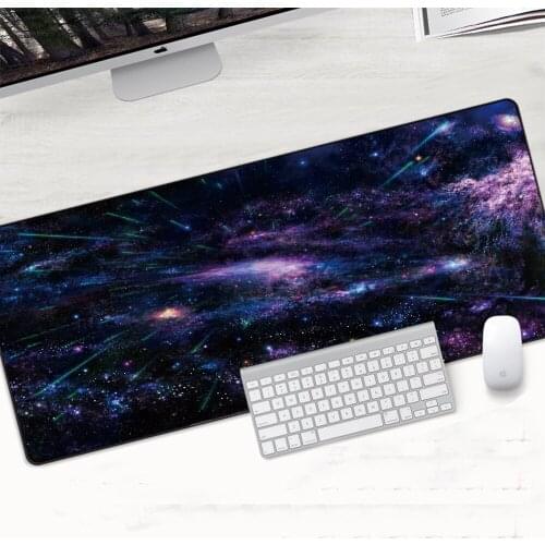 Space Night Art Custom Mouse Pad Mat Gaming Keyboard Mousepad XL Game Customized Personalized Mouse Pad for Office Computer Desk