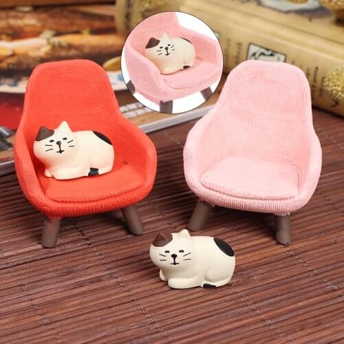 1:12 Scale DollHouse Sofa Armchair Lounge Miniature Dollhouse Furniture