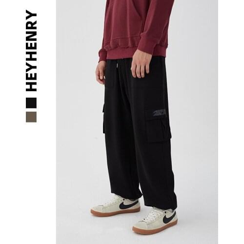 Mens and Womens Ins Trend Wide Leg Falling Feeling Couple Fashion Brand