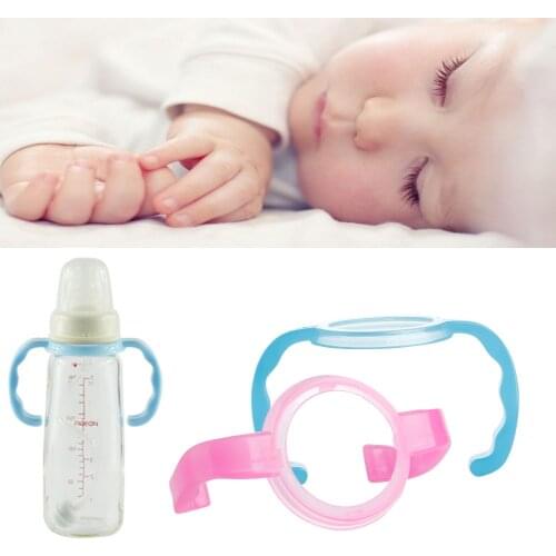 2019 New Baby Cup Feeding Bottle Trainer Easy Grip Standard Plastic Handles Holder Kids Baby Care