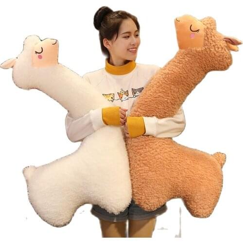 New arrival 100/130CM Cute Alpaca pillow Plush Toys Soft Plush Alpacasso Alpaca Dolls Stuffed Animal Toy Children Birthday Gift