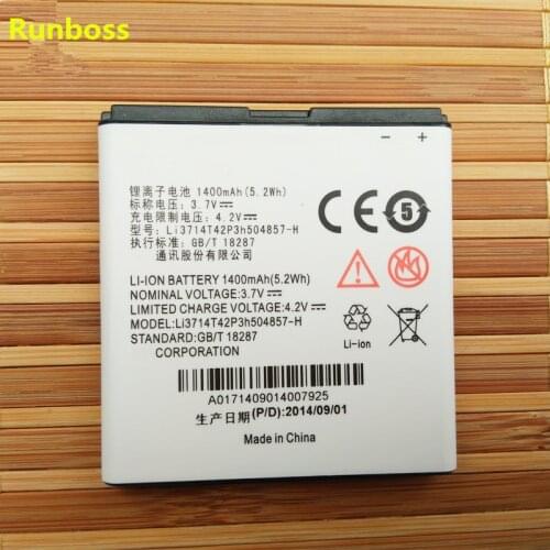 Original High Quality 1400mAh For zte Kis 3 Open C 4.0" Mobile Phone Battery