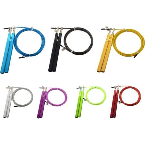 Aluminum Alloy Handle Professional Speed Adjustable Jump Rope Skipping Cord Fitness Tool School Sports Exam Skip Training Rope