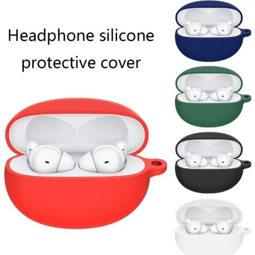 Shockproof Soft Silicone Case Cover for -OPPO Enco Free 2 Wireless Earbud Charging Case Anti-fall Earbuds Accessory