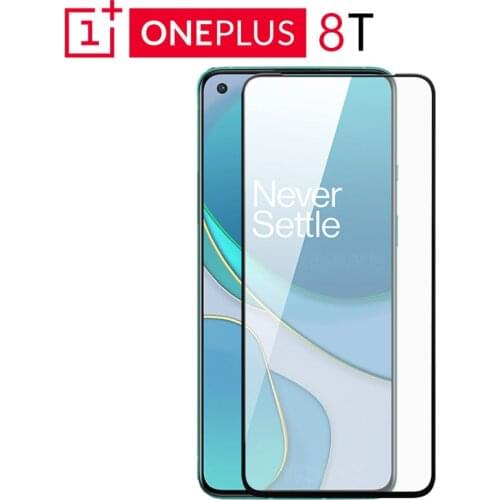 For Oneplus 8T Full Cover HD Clear Tempered Glass For One Plus 1+ 8T 9 Screen Protector 9H Hard Transparent Protective Film