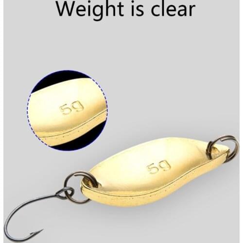 Single Hook Scoop-Shaped Rotating Spinner Sequins Fishing Lure Fishing Tackle