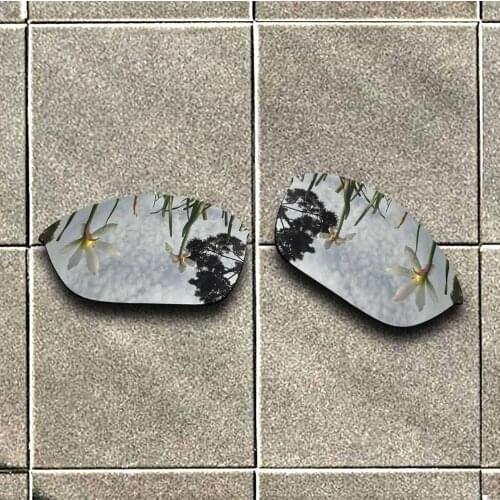 Sliver Titanium Polarized Sunglasses Replacement Lens for-Oakley Half Jacket 2.0 Frame 100% UV Protection Good Fitness