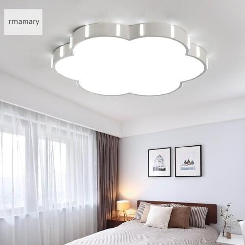 Acry Modern lustre Dia42/52cm 110/220V led CEILING LIGHT For Children room Bedroom White Finish Ceiling Lamp light Fixtures