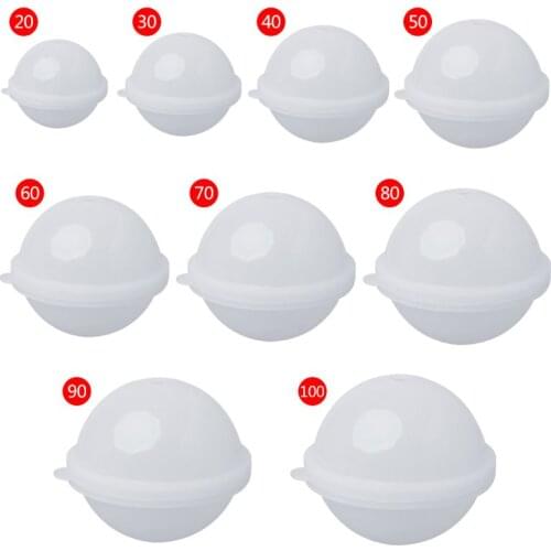 Stereo Spherical Silicone Mold Jewelry Making DIY Balls Resin Decoration Crafts