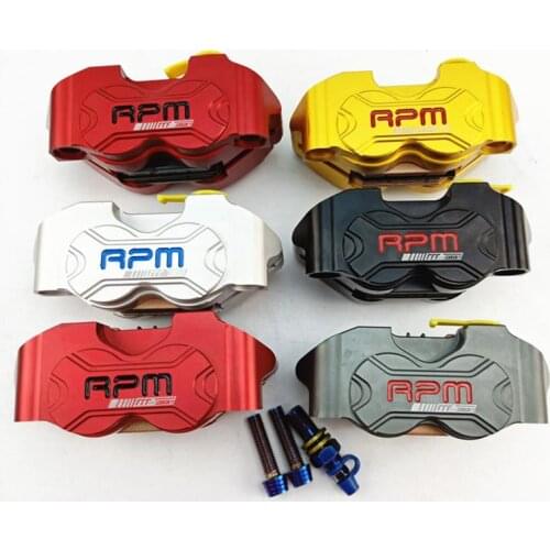 Motorcycle Rpm Brake Caliper Brake Pump 4 Piston 82mm Mounting For Yamaha Kawasaki Scooter Rsz Jog Force Dirt Bike