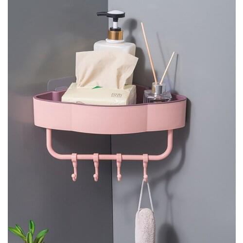 Corner Shelf Bathroom Shelf Hanging Wall Corner Storage Rack Shower Shelf Kitchen Organizer Rack Bathroom Accessories