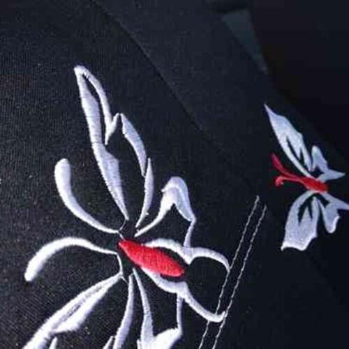 Butterfly Embroidered Car Seat Cover Universal Fit Most Vehicles Seats Interior Accessories Black Seat Covers