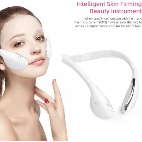EMS Face Slimmer Massager Microcurrent Vibration Therapy Face Lift Tightening Beauty Device Wrinkle Removal V Face Shaping Tools