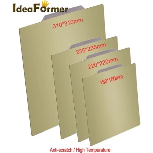 Ideaformer 3D printer parts New Upgrade Removal PEI spring steel sticker 220/235/310mm for CR10 3D Printer Hot Bed