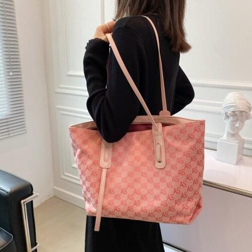 For Women Handbag Fashion Shoulder Bag New Canvas Hand Bag Women Luxury Designer Large Shopping Bag Brand Printing Tote Bags