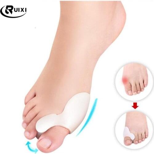 1Pair Nice for Big Toe Separator Hallux Valgus Bunion Corrector Orthotics Pedicure Feet Bone Thumb Adjuster Correction