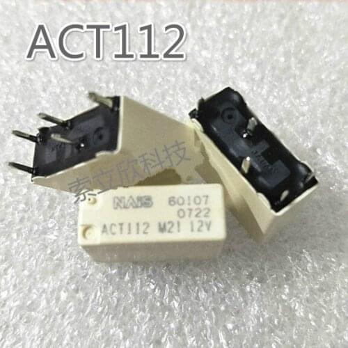 2pcs New Act112 5pin Vehicle Relay Act112 12vdc