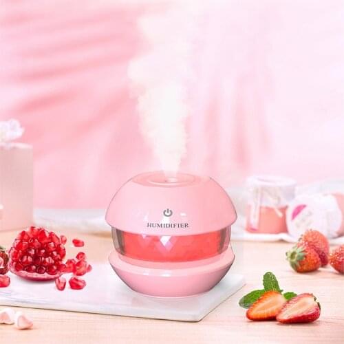 460ml Mini USB magic diamond night lamp ultrasonic humidifier essential oil diffuser magic humidifier aromatherapy air purifier
