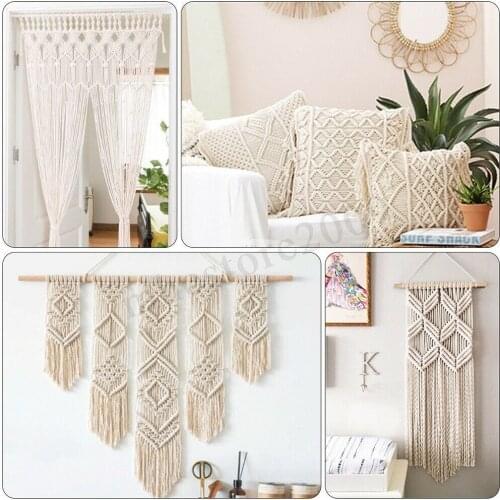 5mm 90m Hanging Accessories Rope Twisted Craft Macrame Handmade Artisan Decor Scrapbooks Durable Colorful DIY String