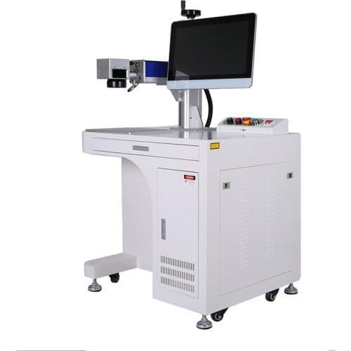 Faith 50w Static Fiber Laser Marking Machine Engraving Machine For Aluminum Gold, Silver And Copper Engraving
