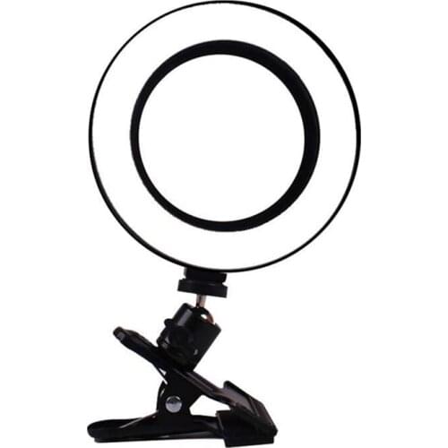 6Inch Ring Light Video Conference Lighting Kit Dimmable Led Ring Lights Clip on Laptop Monitor for Lamp