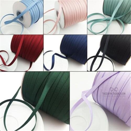 7MM*10yards Polyester Cotton Ribbon DIY Bow Hair Accessories Handmade Gift Packing Materials